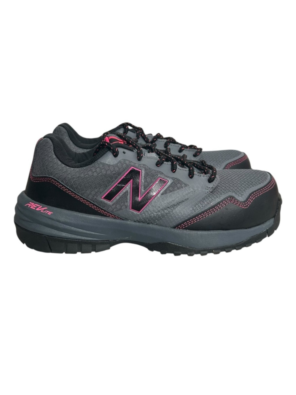New Balance Training WID589T1 Gray Pink Steel Toe Industrial Sneaker Size 10
